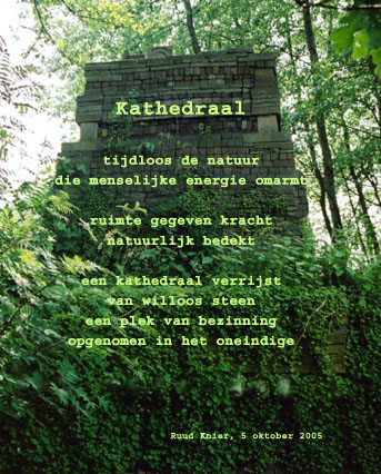 gedicht kathedraal van Ruud Knier