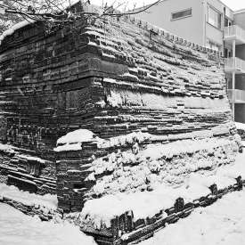 Ecokathedralen onder sneeuwdeken Ecokathedralen onder sneeuwdeken