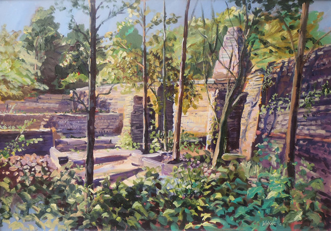 Schilderij Ecokathedraal Wim Velt Schilderij Ecokathedraal Wim Velt